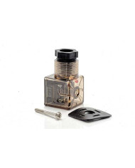 Wtyczka z LED do cewki rozdzielacza półelektrycznego 4/8 XY