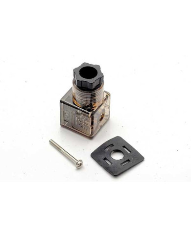 Wtyczka z LED do cewki rozdzielacza półelektrycznego 4/8 XY