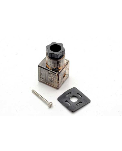 Wtyczka z LED do cewki rozdzielacza półelektrycznego 4/8 XY