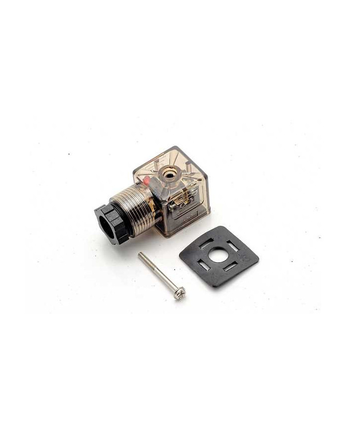Wtyczka z LED do cewki rozdzielacza półelektrycznego 4/8 XY