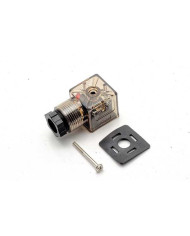 Wtyczka z LED do cewki rozdzielacza półelektrycznego 4/8 XY