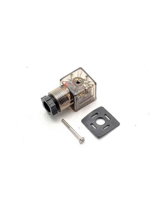 Wtyczka z LED do cewki rozdzielacza półelektrycznego 4/8 XY