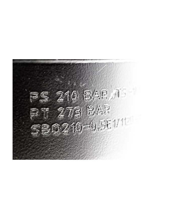 Hydroakumulator membranowy 0,5L 210 bar