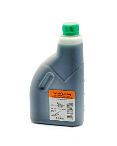 Olej półsyntetyczny do silników dwusuwowych Fulmix ZIELONY 0,5L