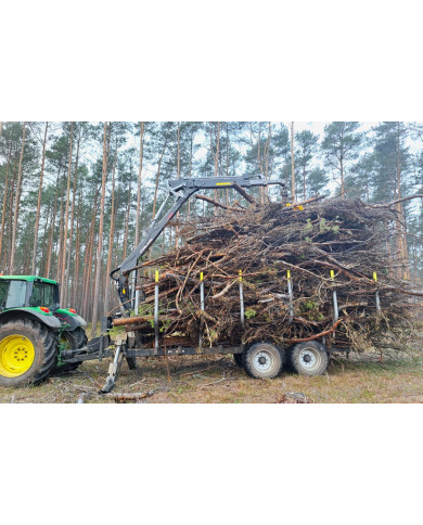 Poszerzane kłonice do przyczep PALMS - do zrywki biomasy