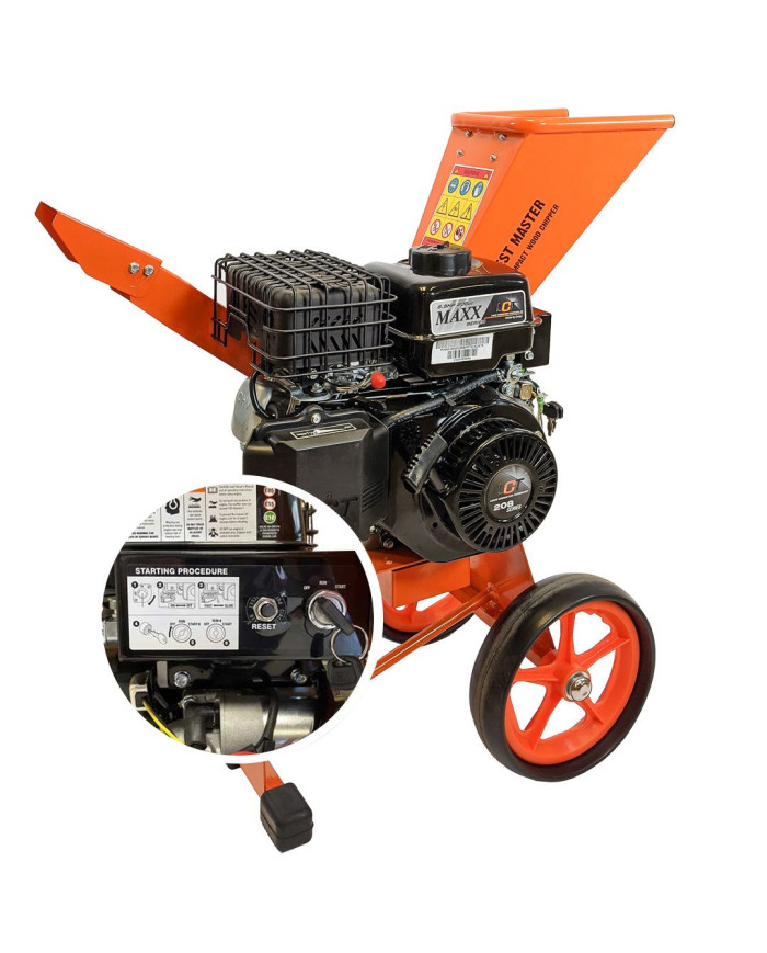 Rozdrabniacz ogrodowy Forest Master FM6DDES z rozruchem elektrycznym