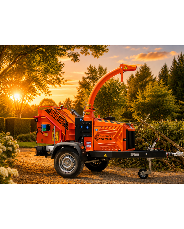 Wynajem Rębak Timberwolf TW230HB – BENZYNA, 37KM 450 zł netto / doba Najem