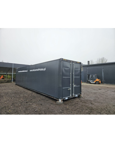 Kontenerowa kotłownia na biomasę RA 500P 40HC – moc do 499 kW, klasa 5