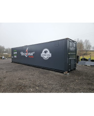 Kontenerowa kotłownia na biomasę RA 500P 40HC – moc do 499 kW, klasa 5