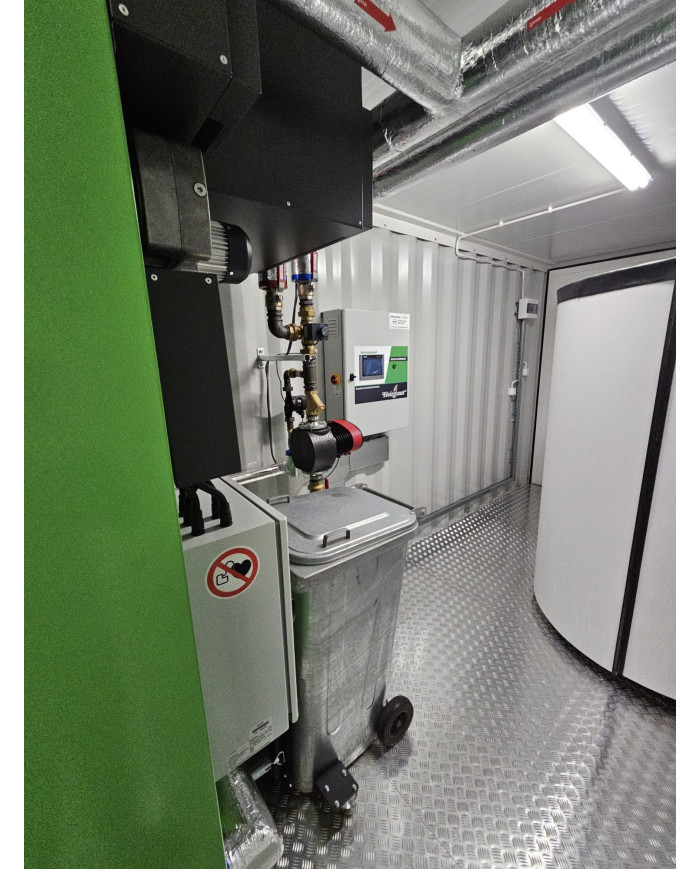kotłownia na biomasę RA 500P 40HC – moc do 499 kW, klasa 5