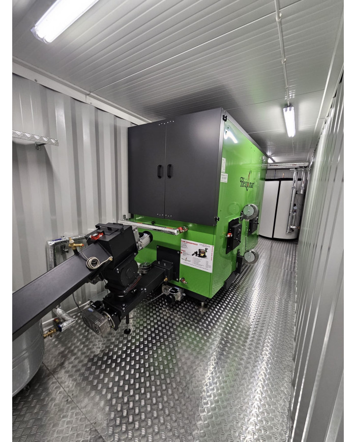kotłownia na biomasę RA 500P 40HC – moc do 499 kW, klasa 5
