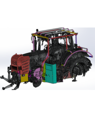 Zabudowa leśna ciągnika John Deere 7430